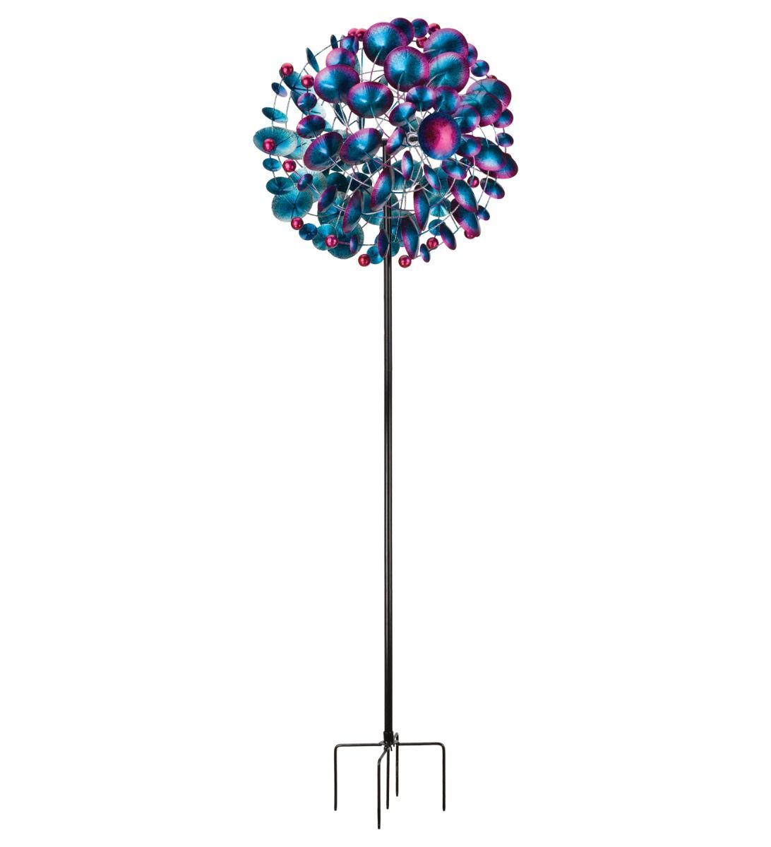 82" Triple Twisted Globe Wind Spinner