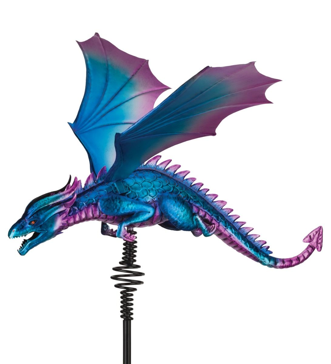 Dragon Bouncie Garden Stake - Purple