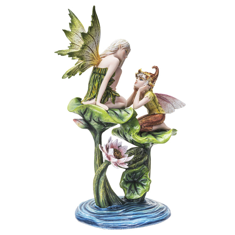 Fairy with Elf Figurine