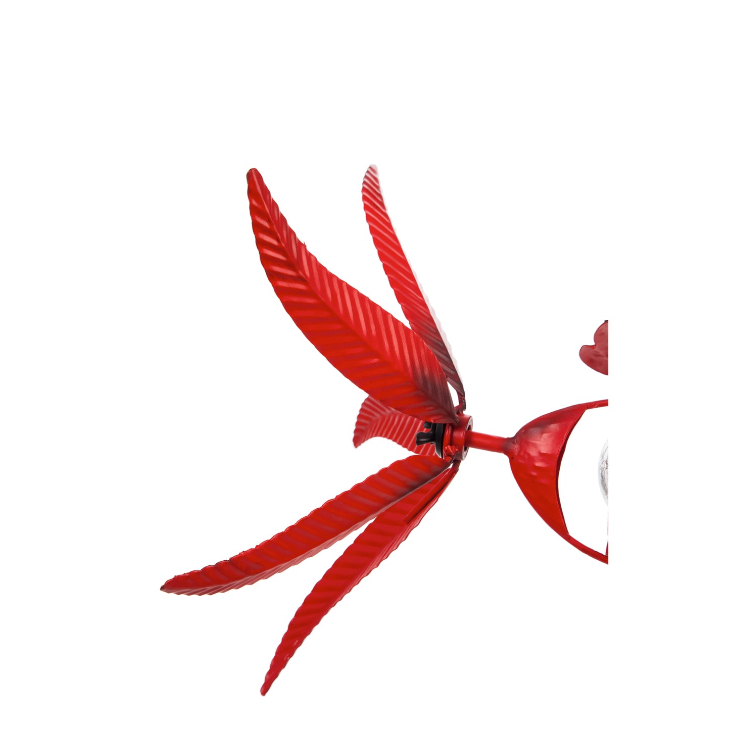 Cardinal Solar Wind Spinner Garden Stake