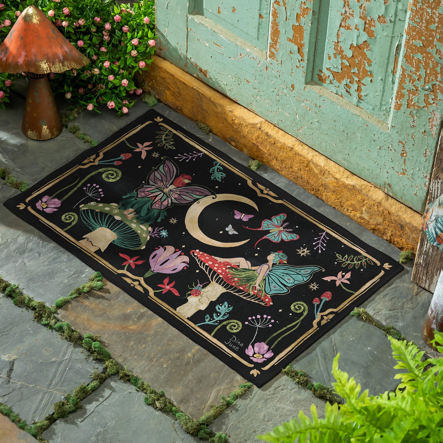 Fairy Wonderland Washable Indoor/ Outdoor Mat