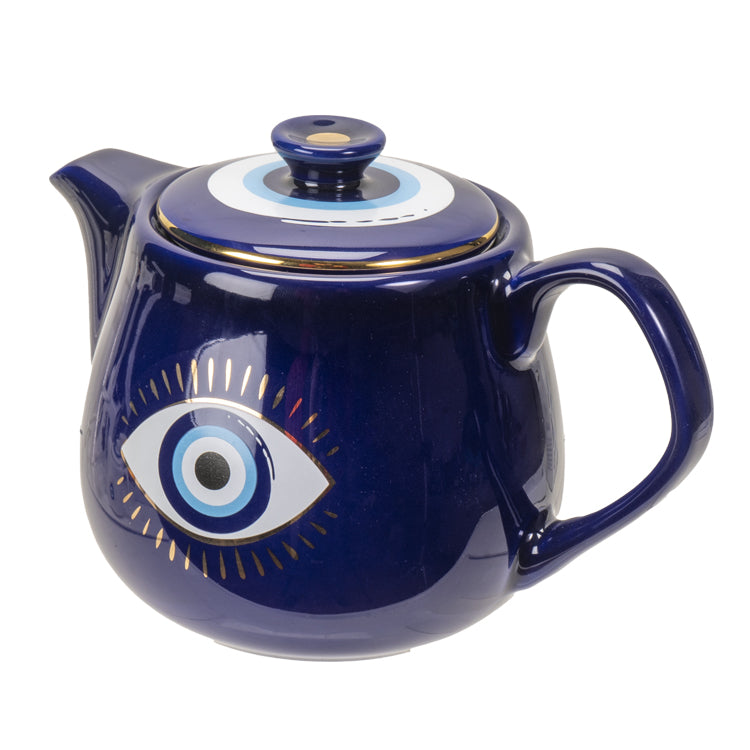 Porcelain Evil Eye Tea Pot