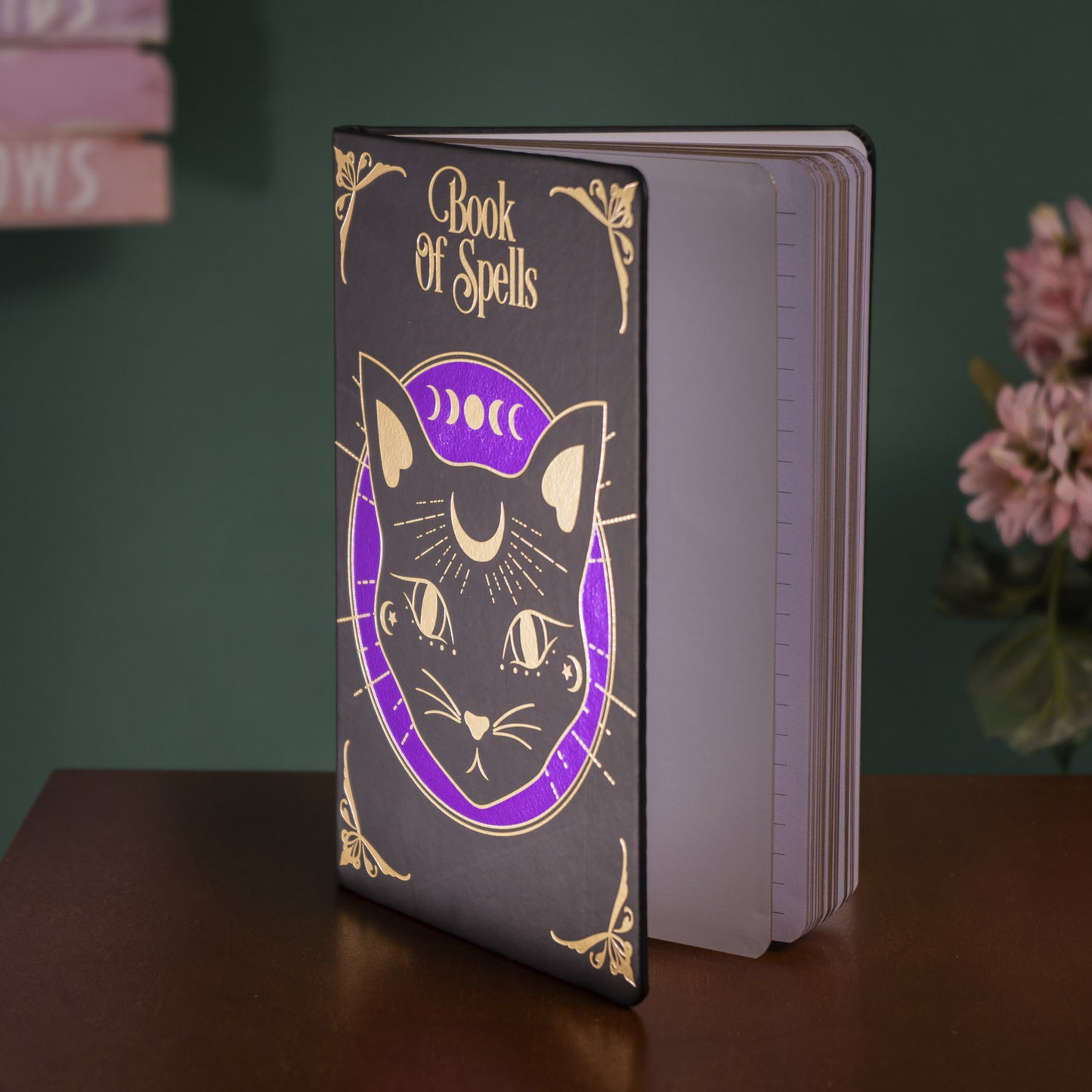 Mystic Mog Book of Spells Journal