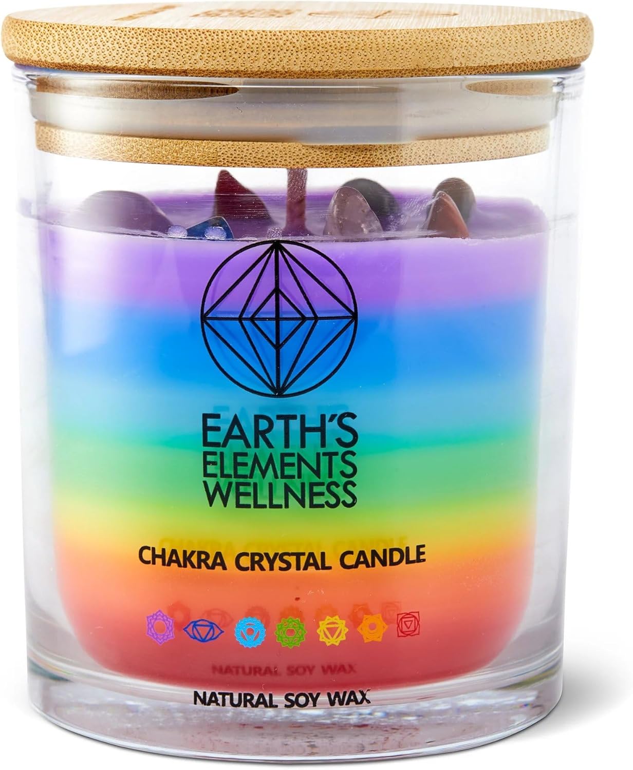 Chakra Crystal Candle