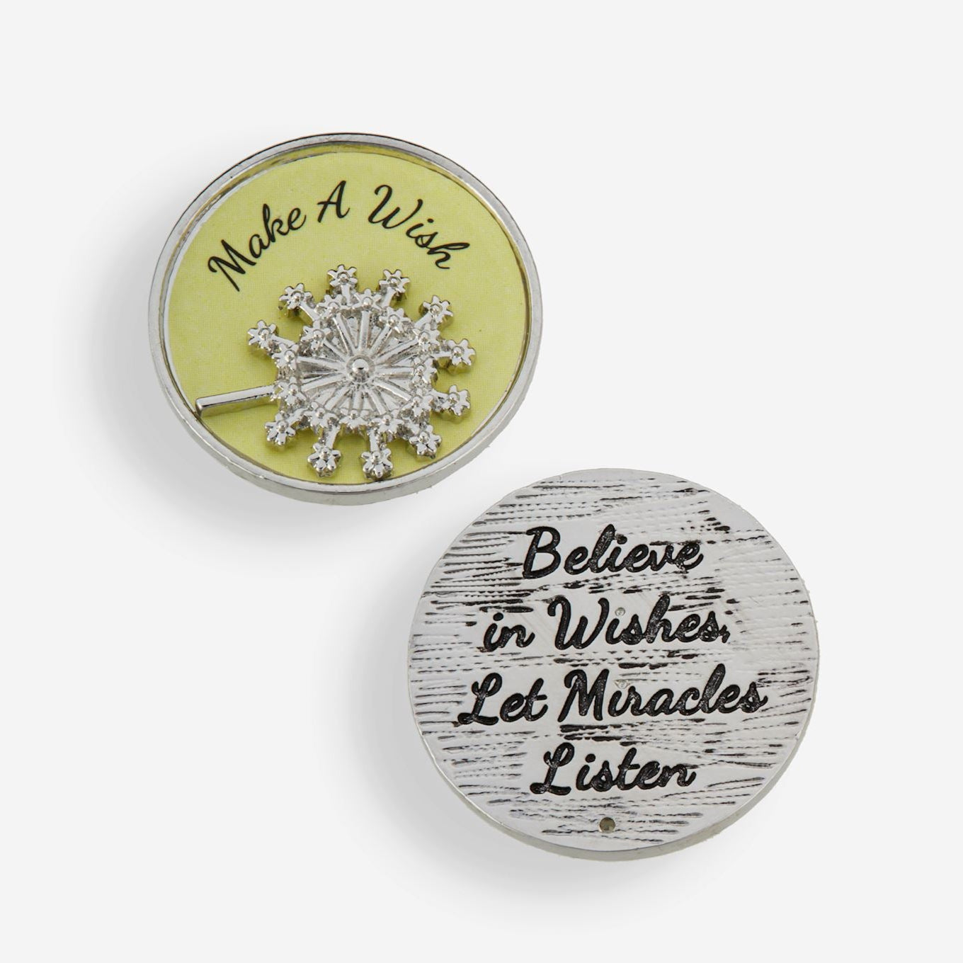 Dandelion Make A Wish Pocket Charm