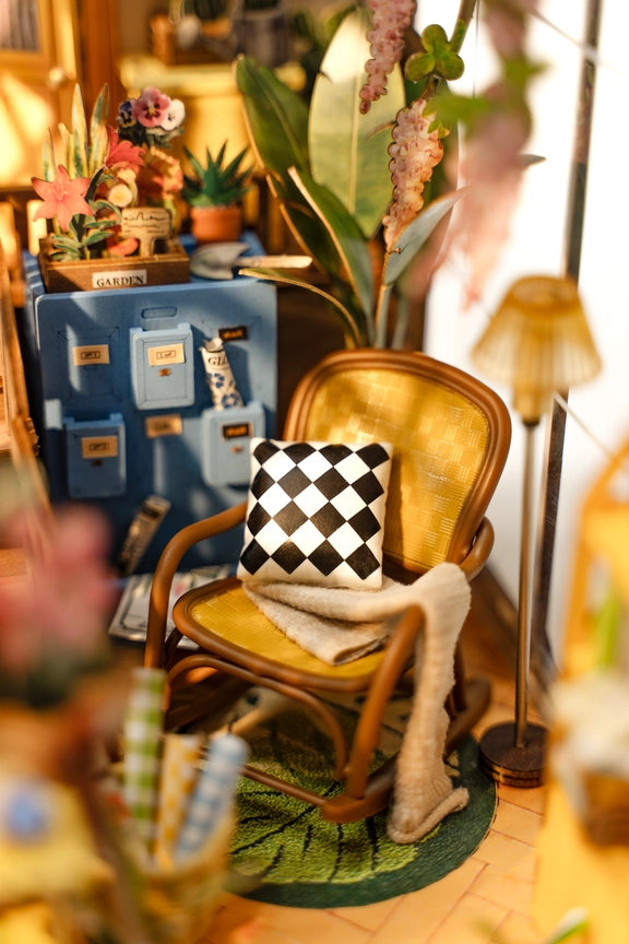 Diy Miniature House Book Nook Kit: Garden House