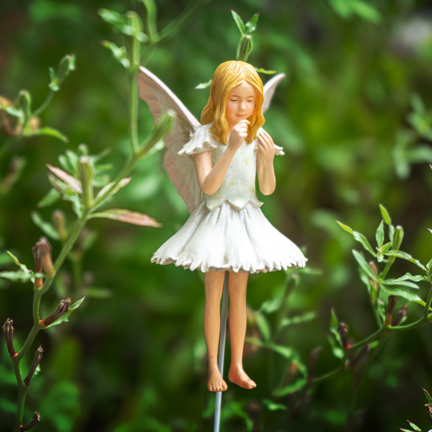 Flower Fairy Carnation - Miniature Fairy Garden Accessory