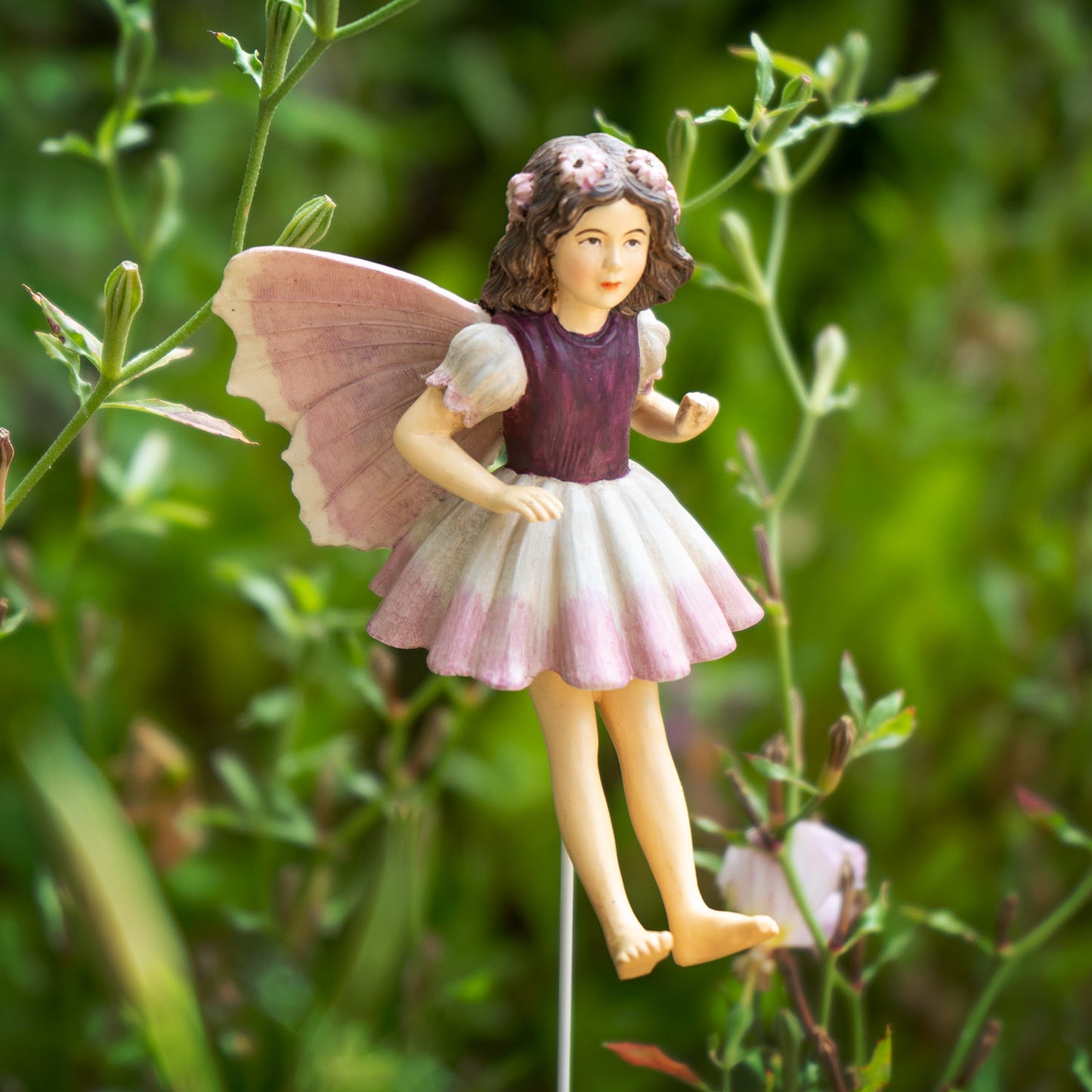 Flower Fairy Heliotrope - Miniature Fairy Garden Accessory