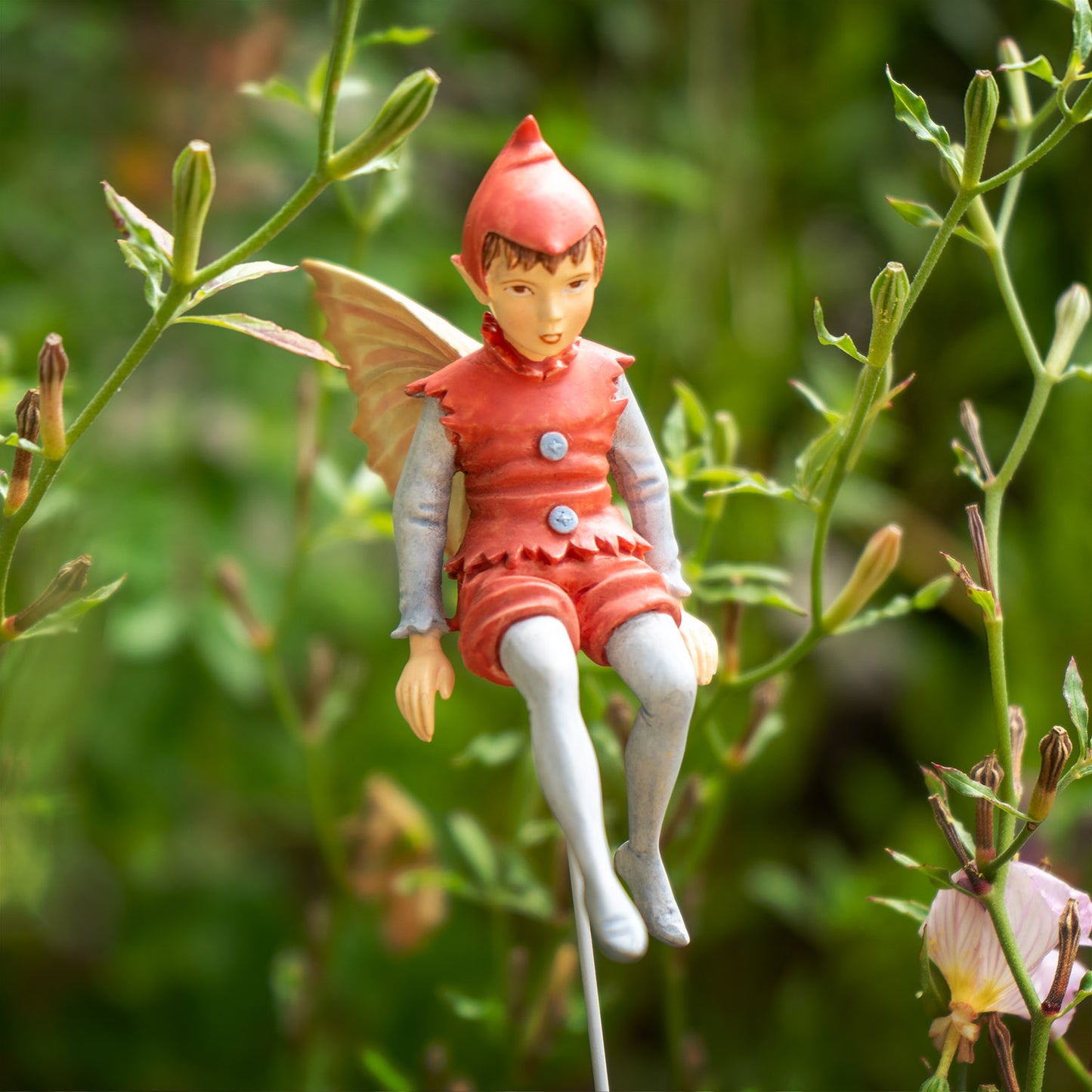 Flower Fairy Little Elf - Miniature Fairy Garden Accessory