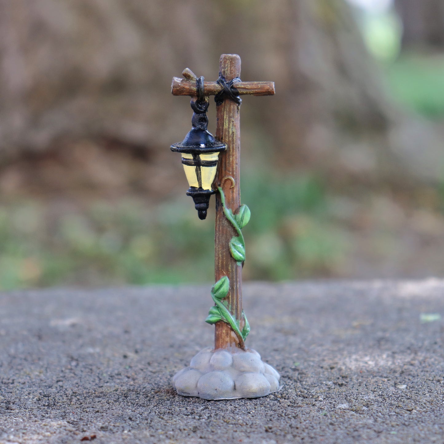 Mini Light Post Fairy Garden Miniature