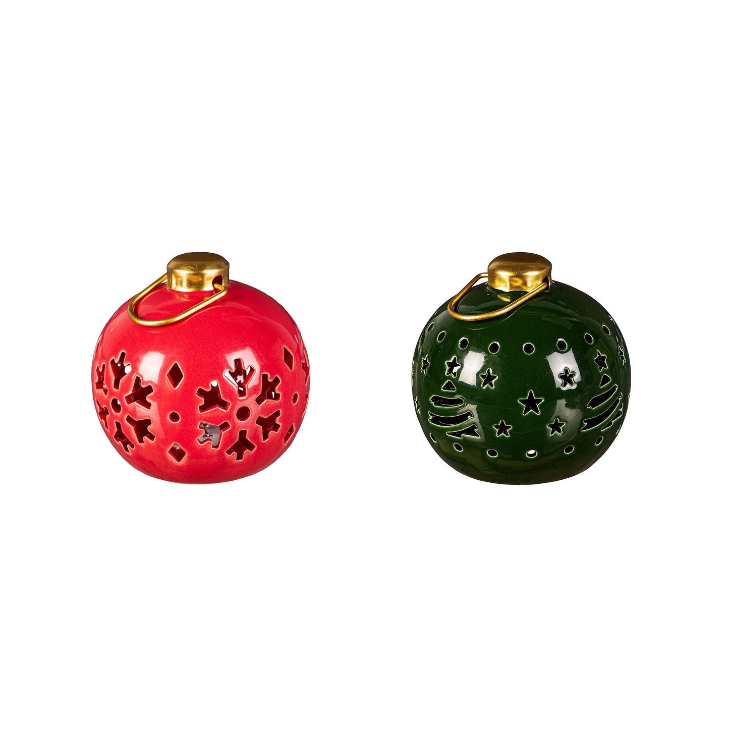 Ceramic Ornament with Cut-Outs