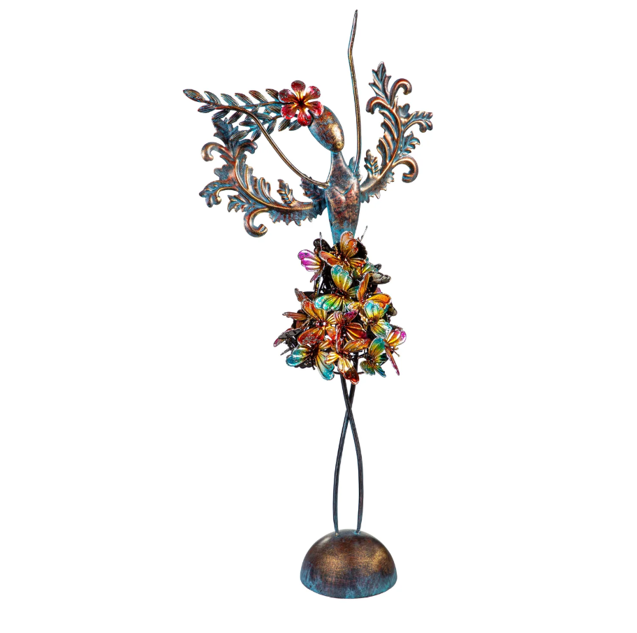 Metal Butterfly Angel Statue