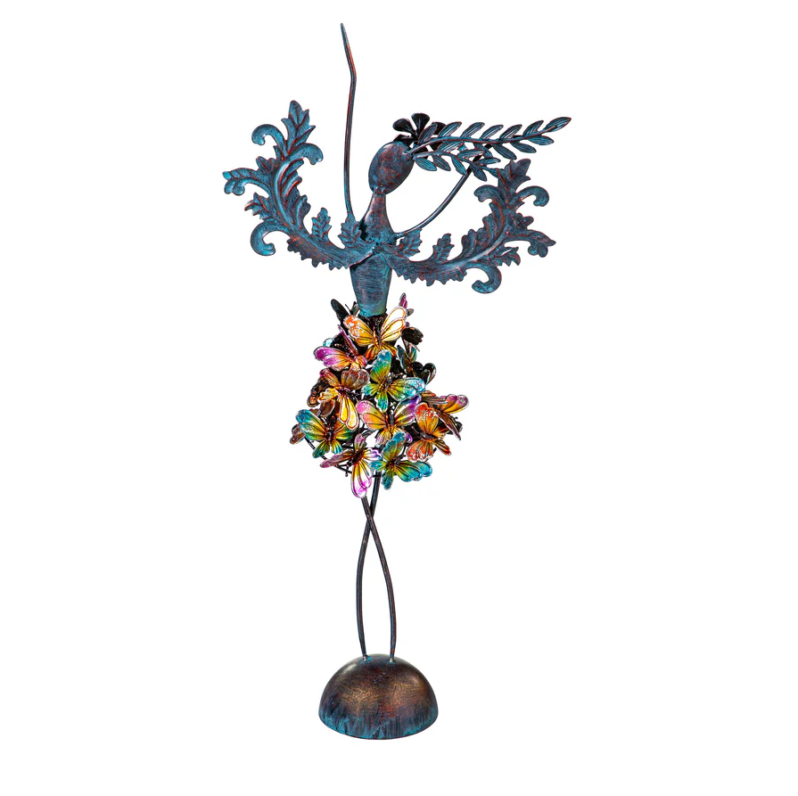 Metal Butterfly Angel Statue
