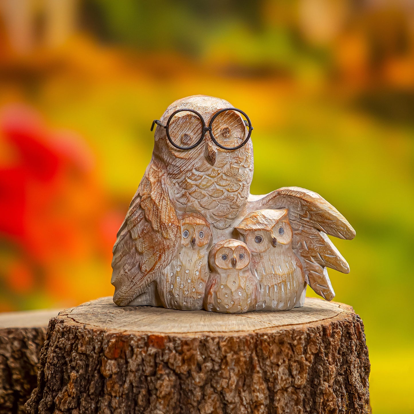 Studious Owl Statue
