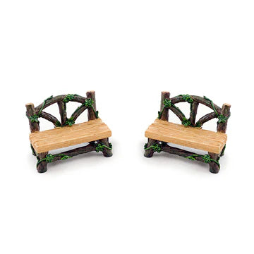Woodland Bench with Vines