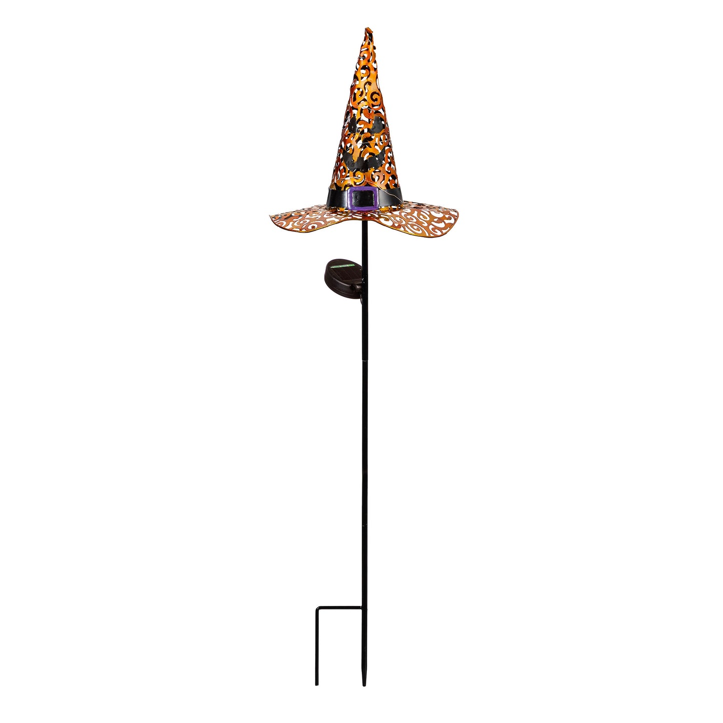 Witch Hat Solar Garden Stake