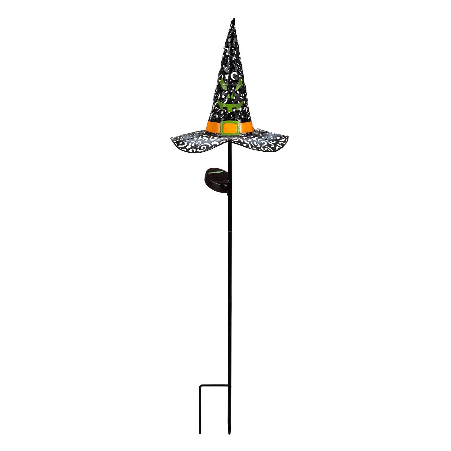 Witch Hat Solar Garden Stake