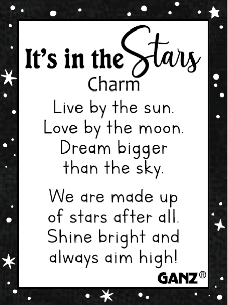 It's in the Stars Pocket Charms