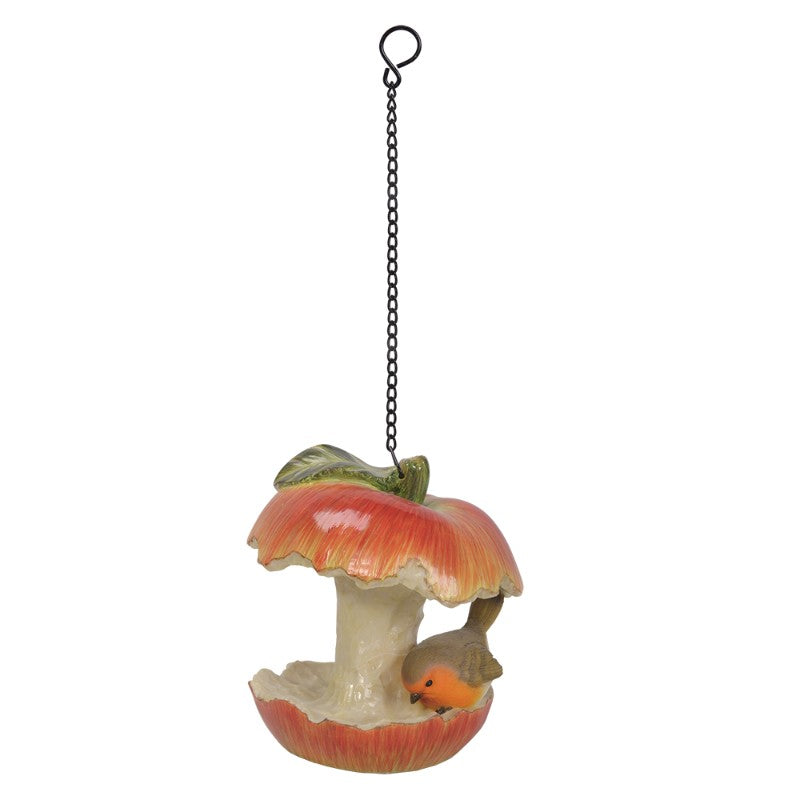 Apple Fruit Hanging Bird Feeder