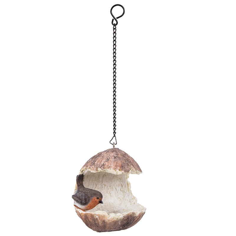 Coconut Fruit Hanging Bird Feeder