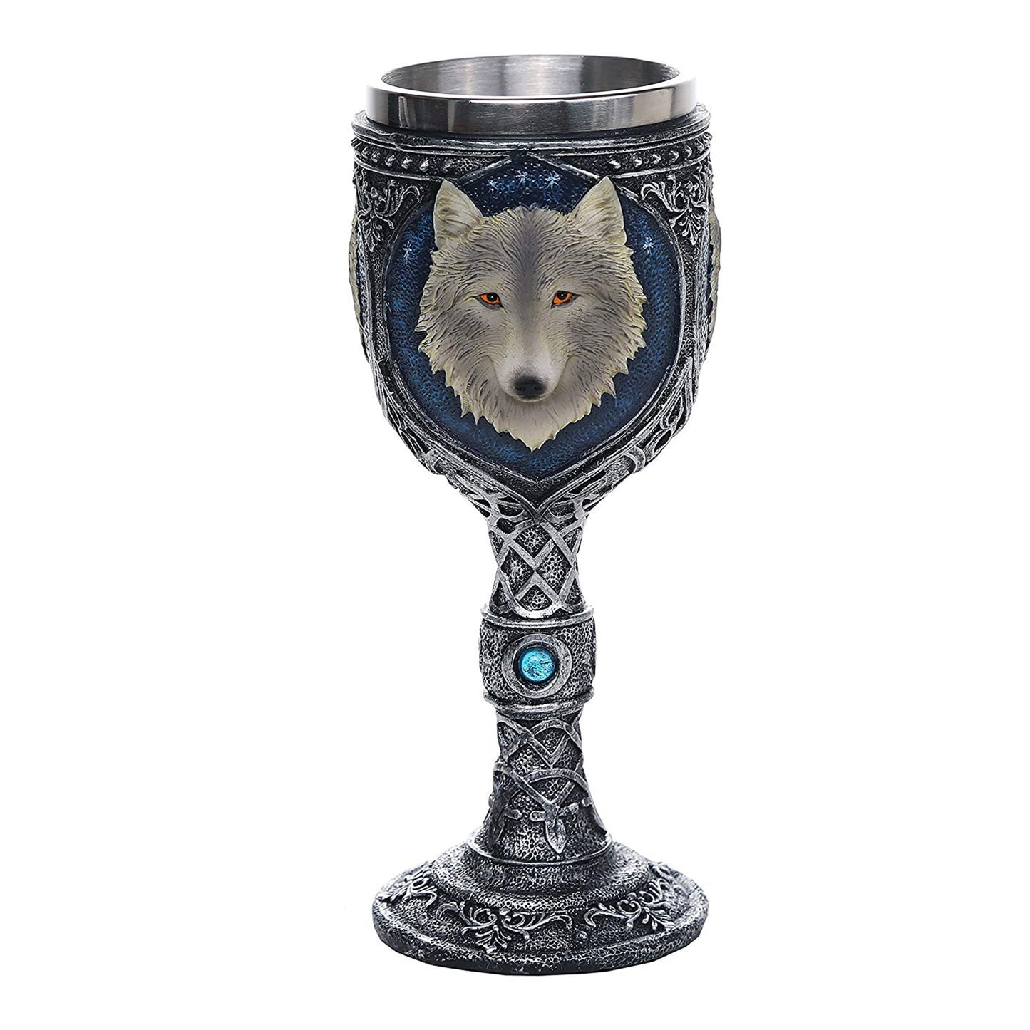 Wolf Wine Goblet