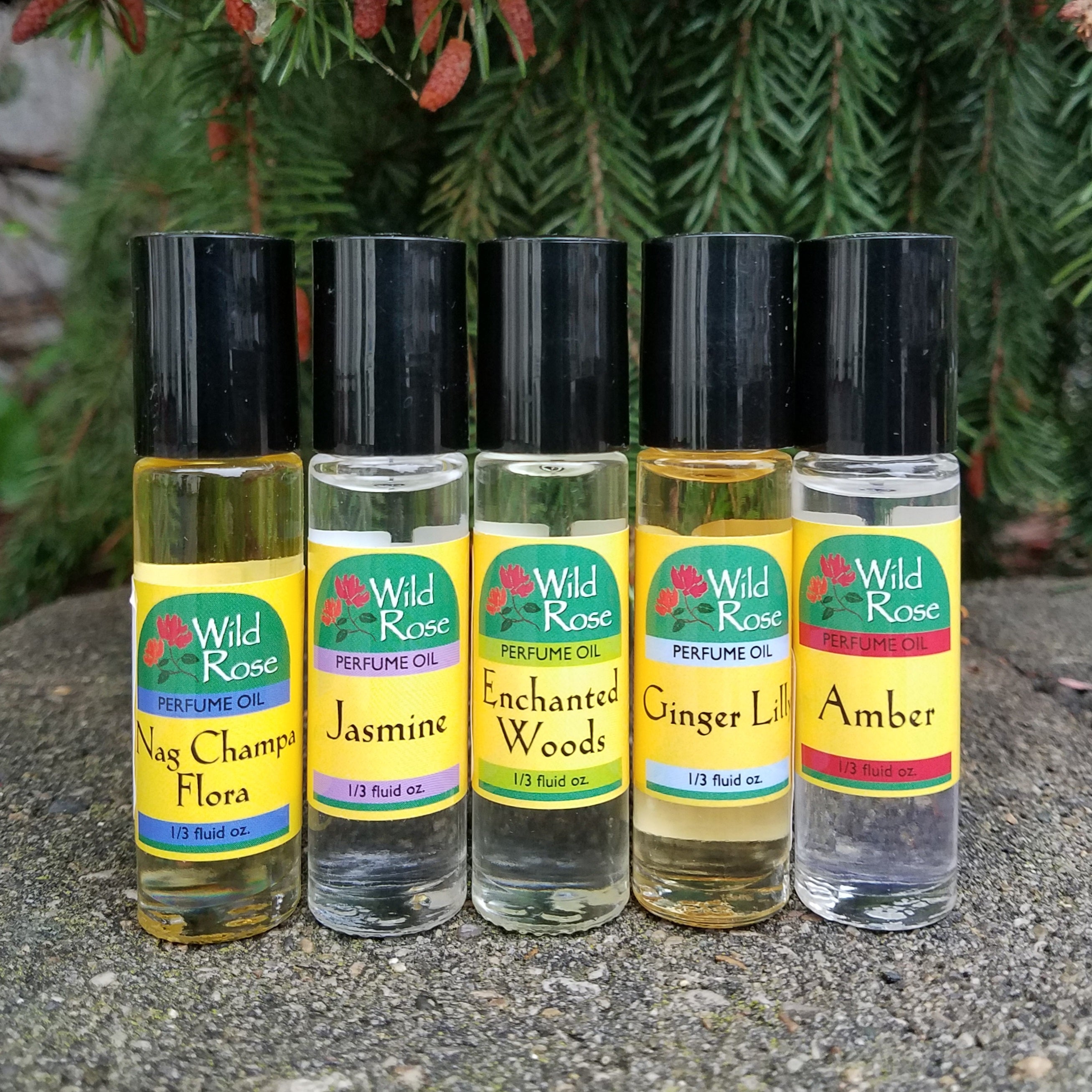 NAG CHAMPA Natural Perfume Roll on With Patchouli, Sandalwood