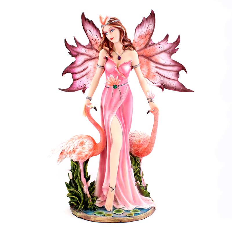 Fairy Teina Flamingos Figurine