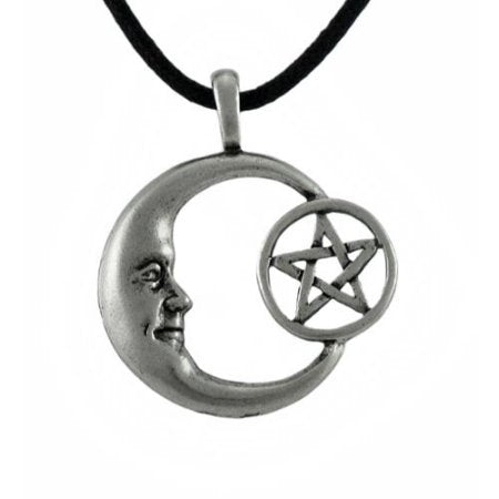 Pentagram moon necklace discount