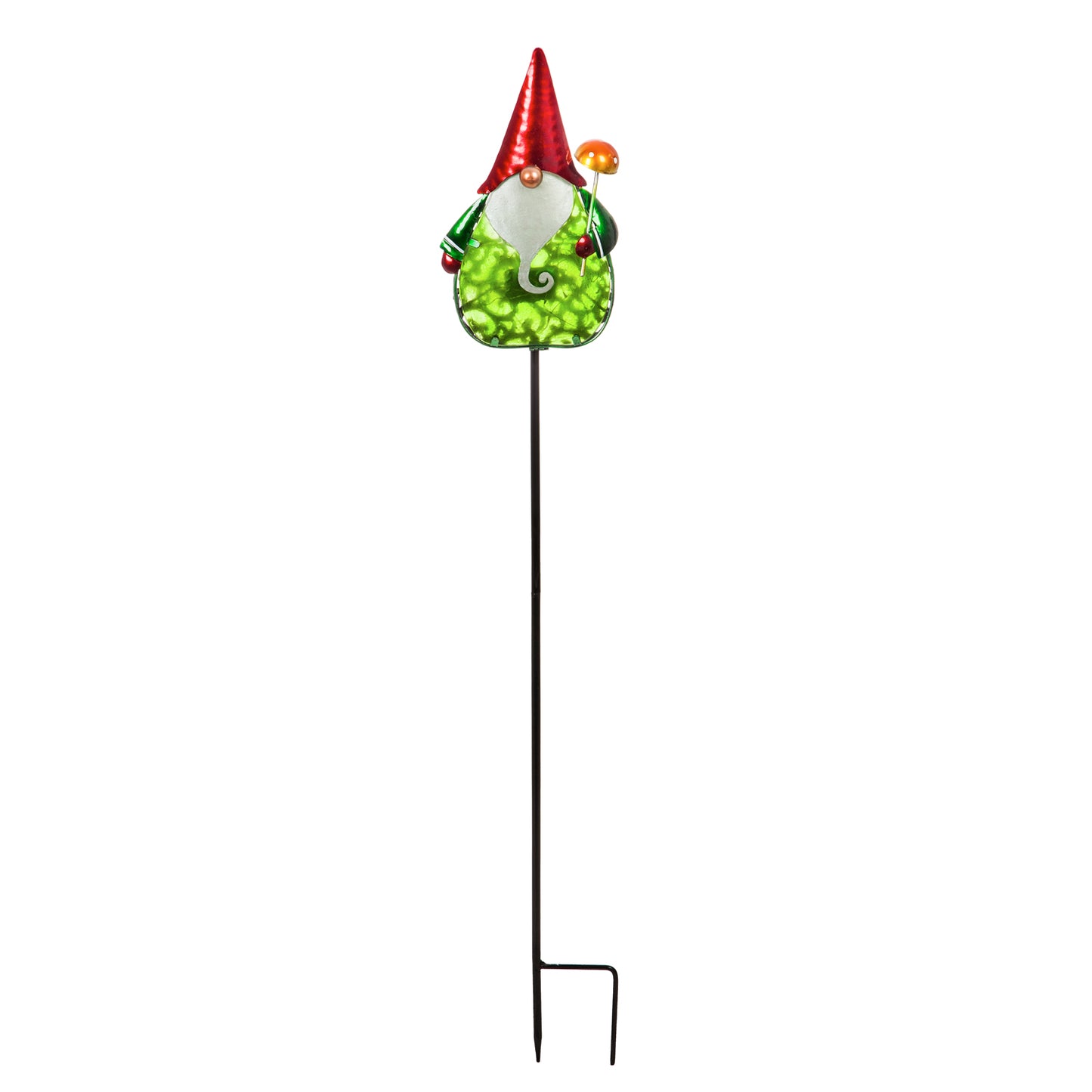 Gnome Secret Solar Garden Stake