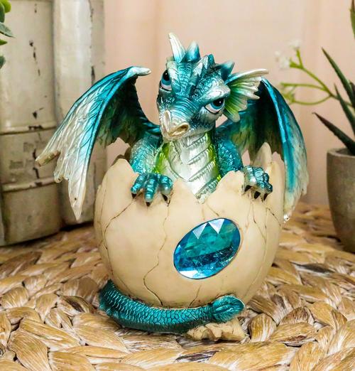 March Birthstone Dragon Hatchling Figurine