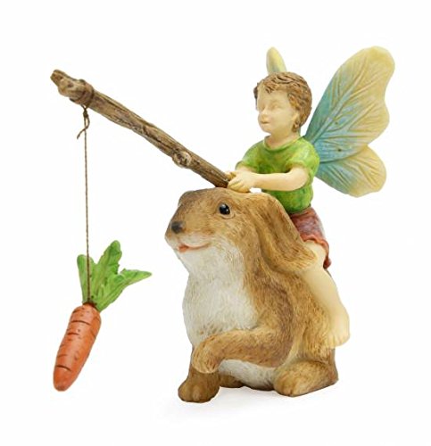 Fairy Boy Riding Bunny