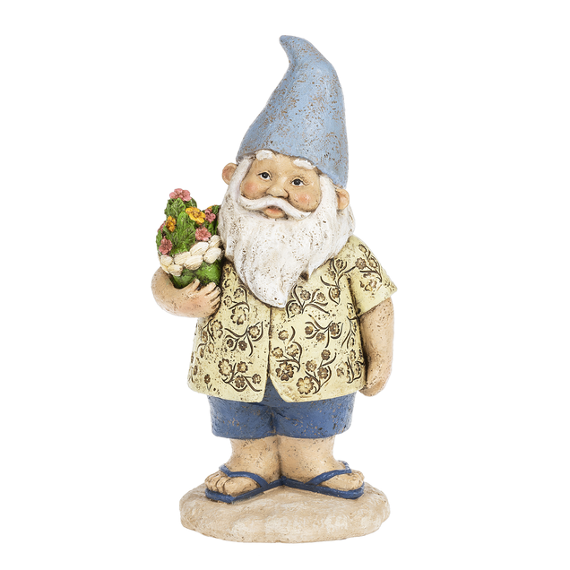 Flower Bouquet Beach Garden Gnome