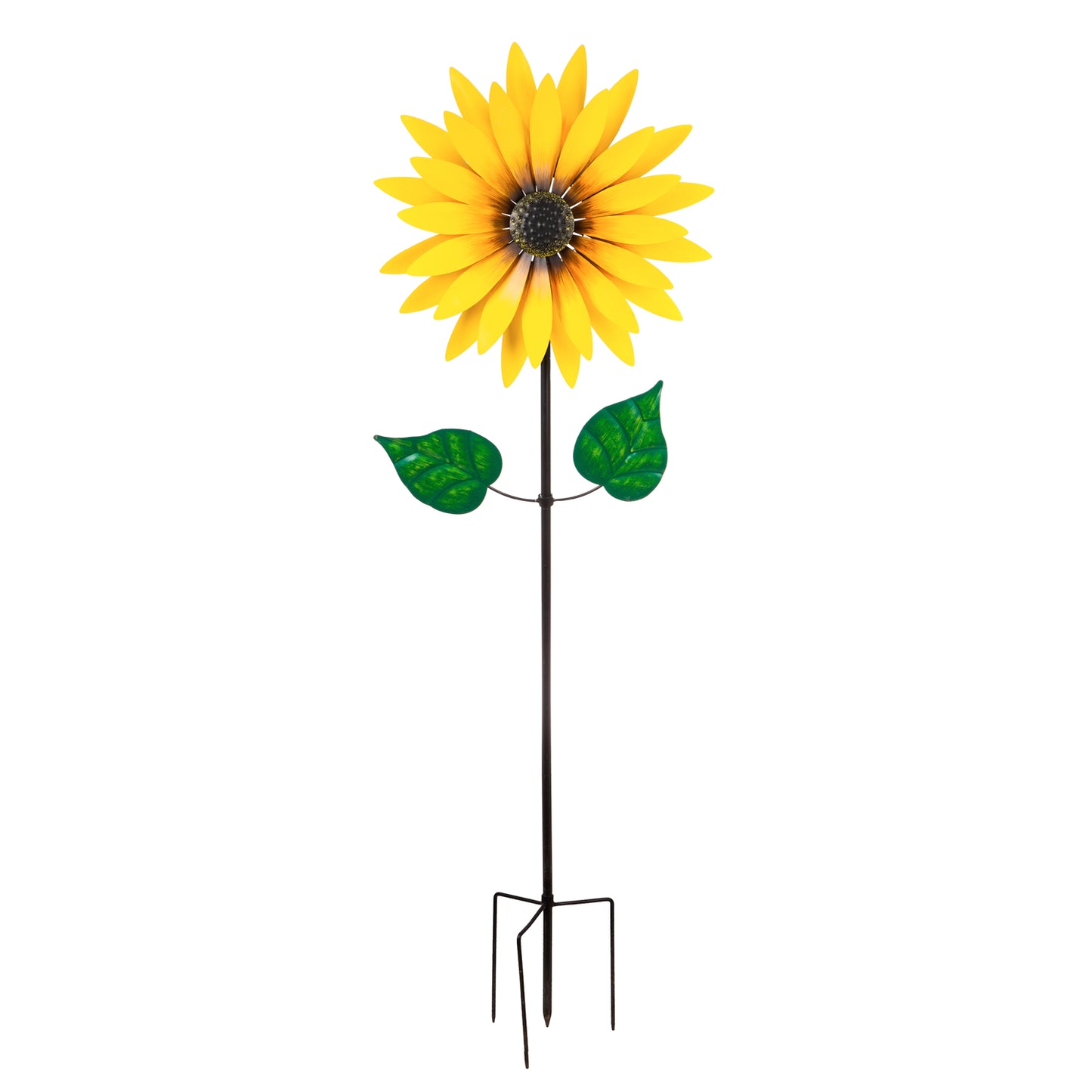 Sunflower Spinner Garden Stake