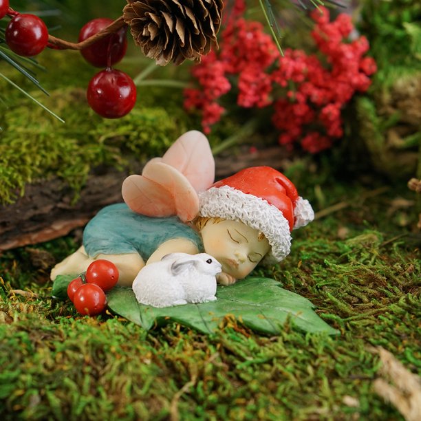 Sleeping Christmas Fairy Baby