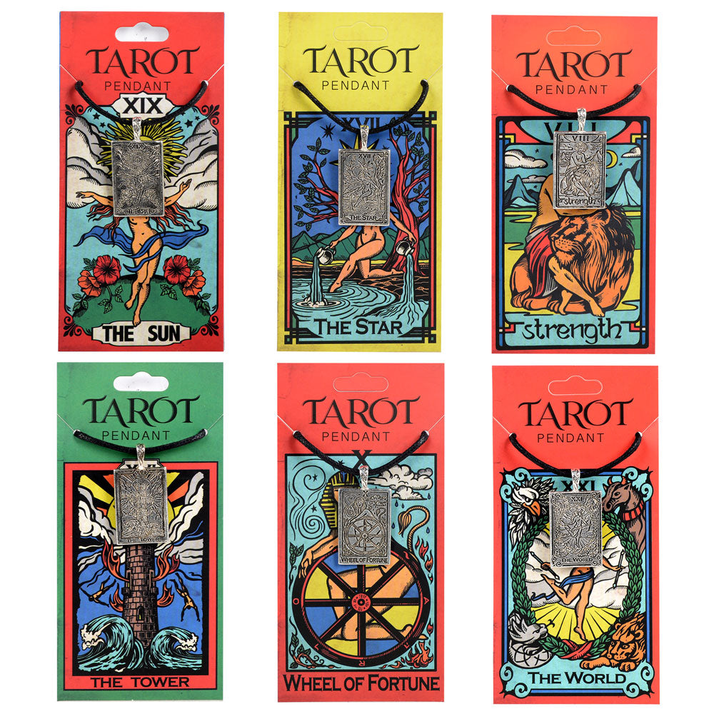 Tarot Card Pendant Necklaces