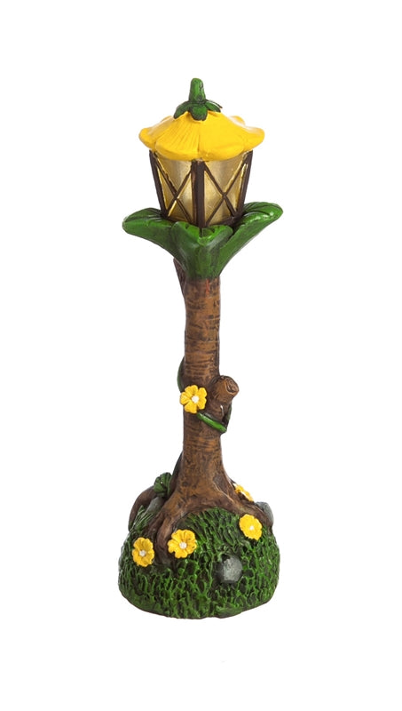 Spring Flower Light Up Lamp Post