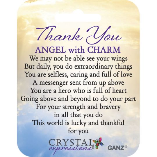 Thank You Angel Charm