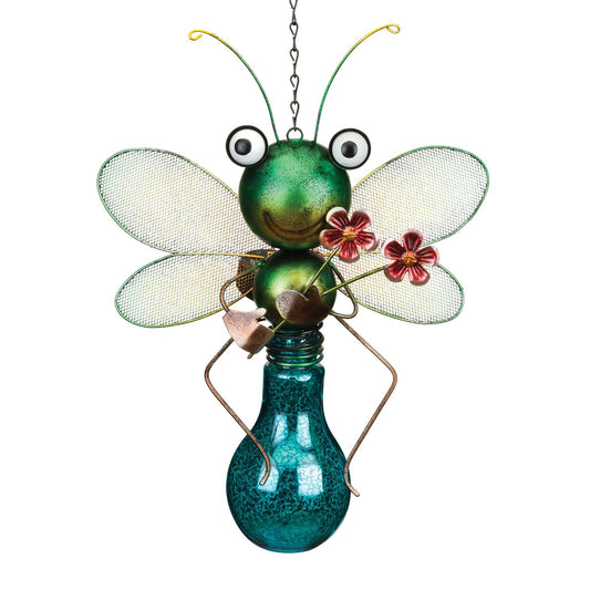 Dragonfly Bug Solar Garden Lantern