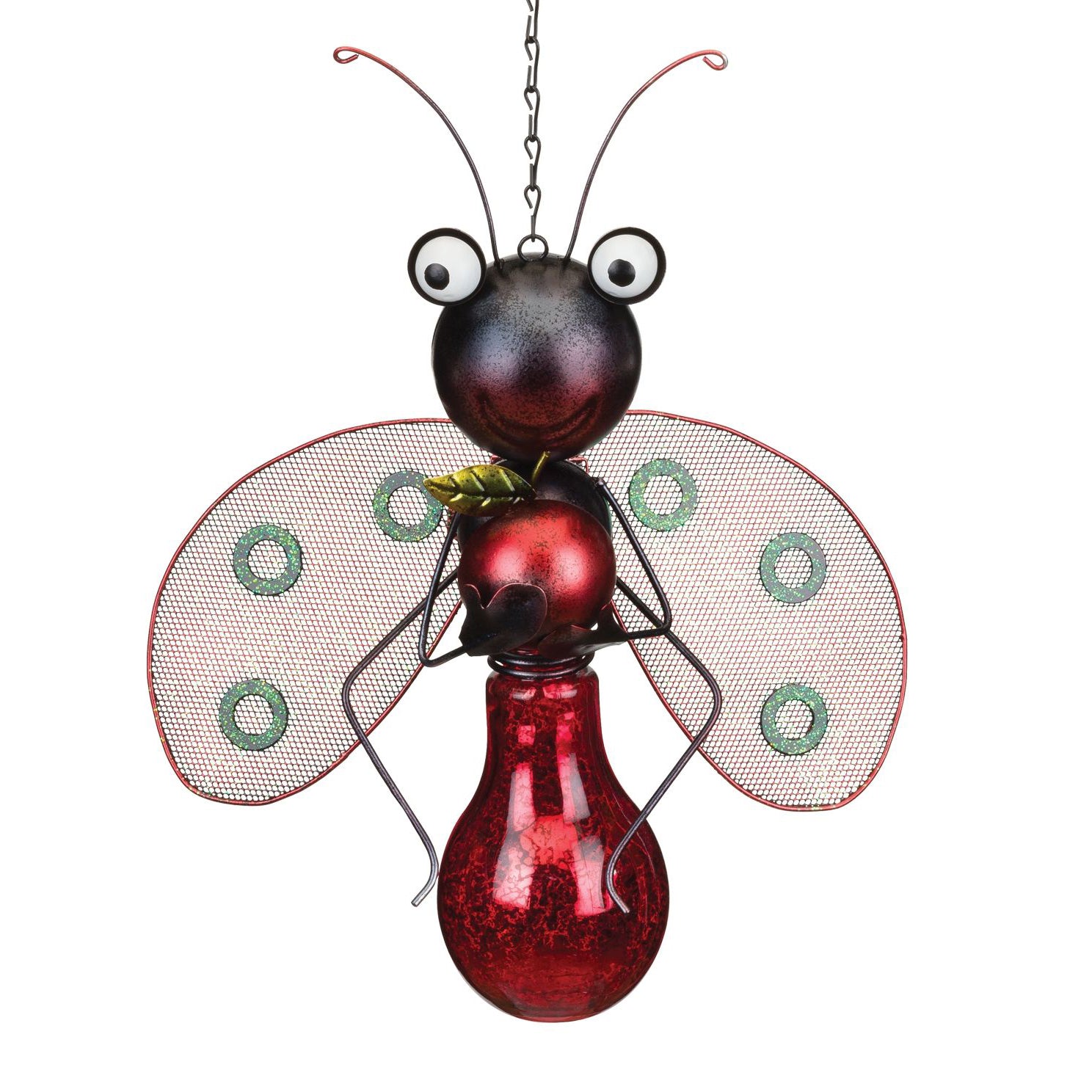 Ladybug Solar Garden Lantern