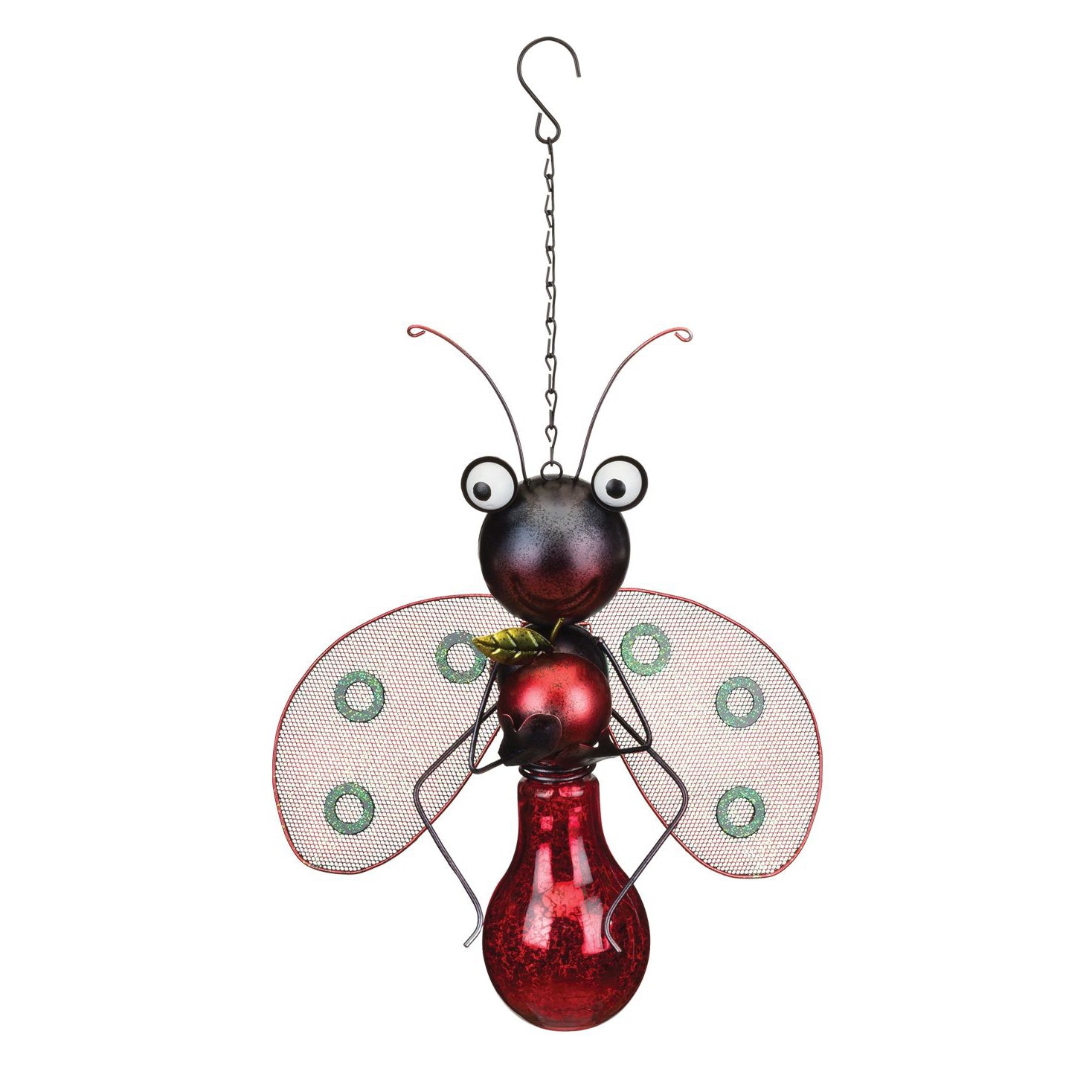 Ladybug Solar Garden Lantern