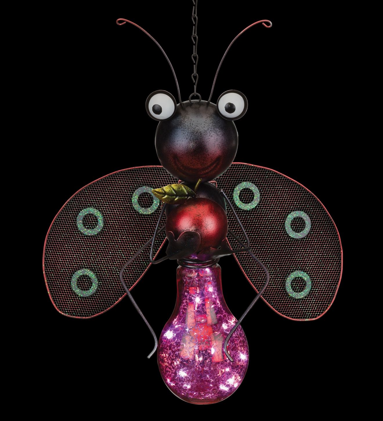 Ladybug Solar Garden Lantern