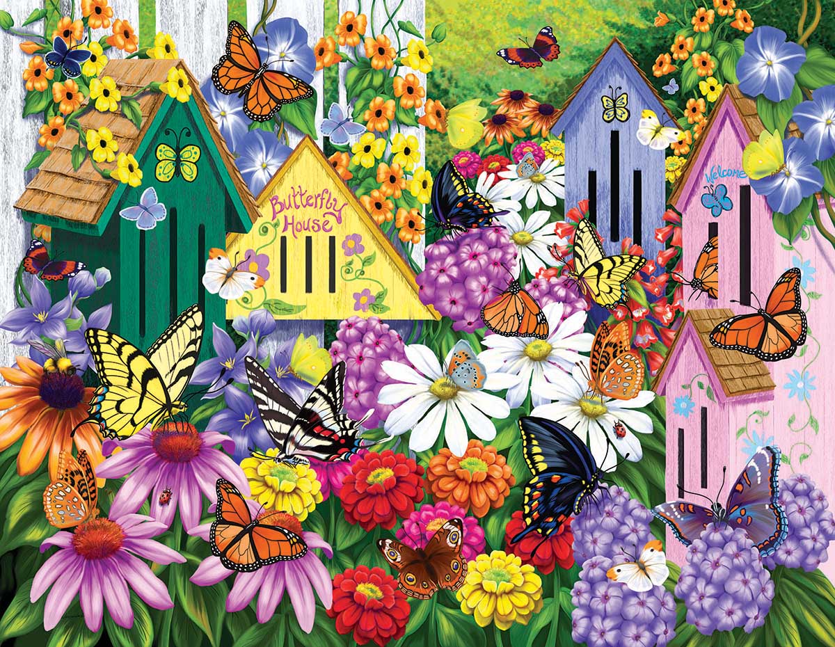 Butterfly Neighbors - 1000 pc – The Enchanted Forest Frankenmuth