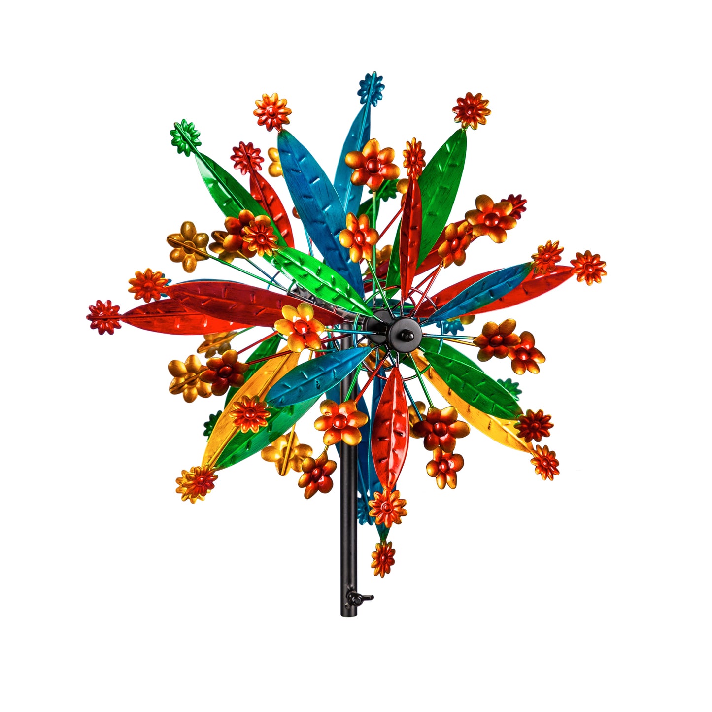 Deluxe Sunflower Blooms Wind Spinner