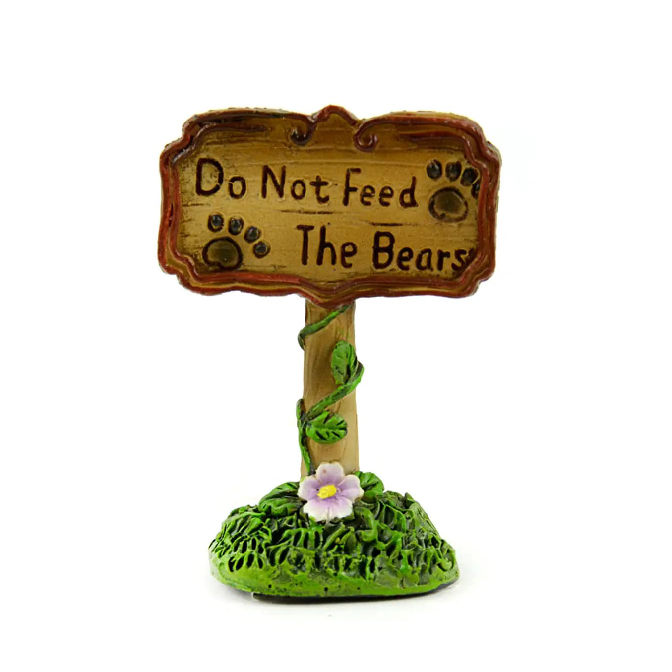 Do Not Feed The Bears Sign