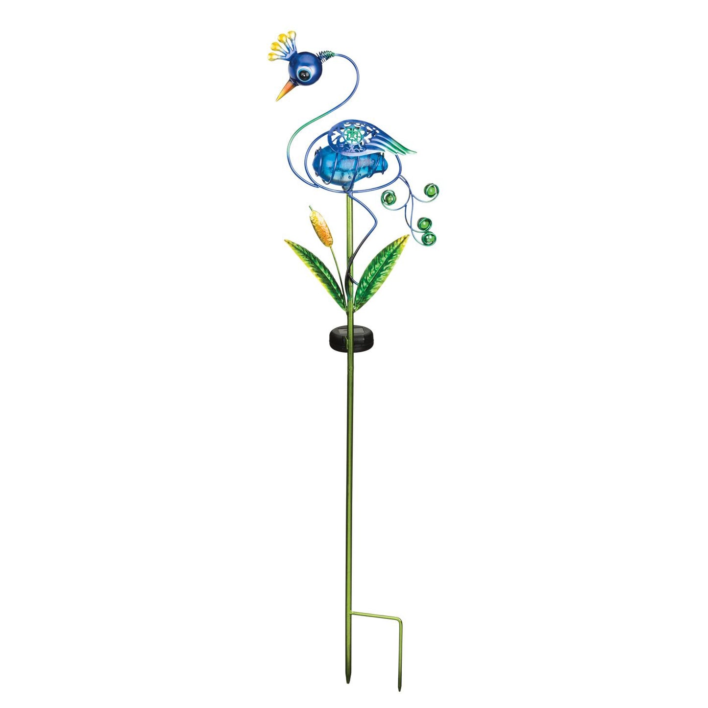 Peacock Solar Garden Stake