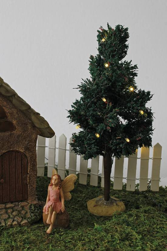 Tall Spruce with LED Lights