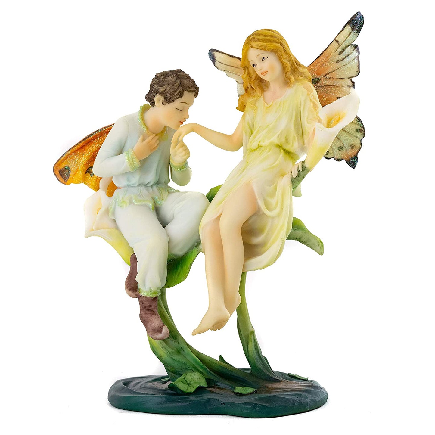 Fairy Lovers on Calla Lily Figurine
