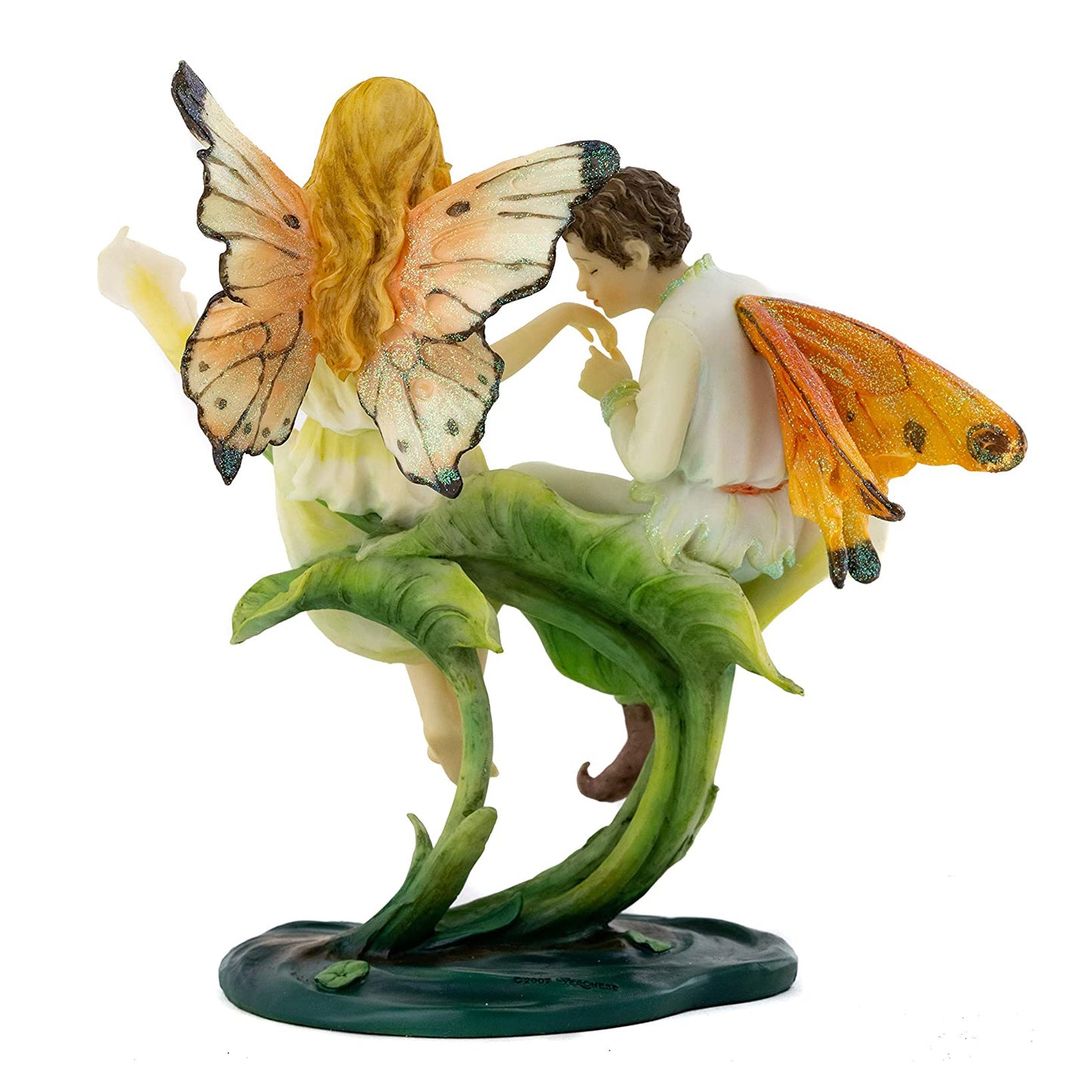 Fairy Lovers on Calla Lily Figurine
