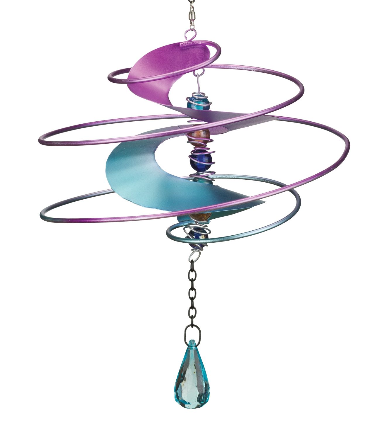 Pink Fantasia Spinner Garden Chime