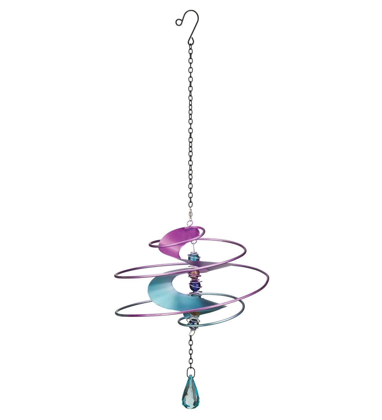Pink Fantasia Spinner Garden Chime
